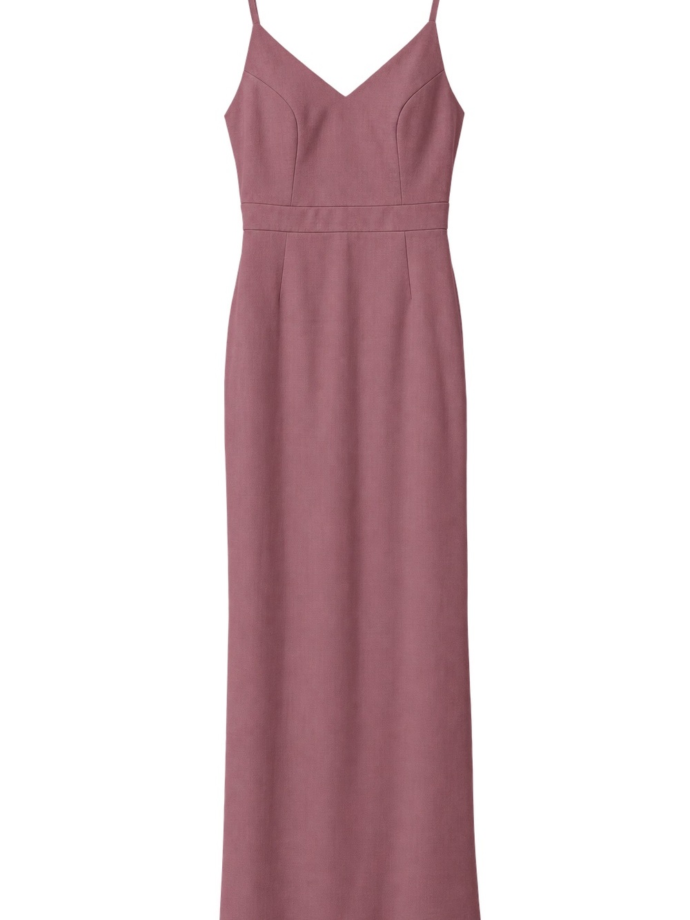 Azazie formal dusty rose pink gown size large sleeveless bridesmaid wedding